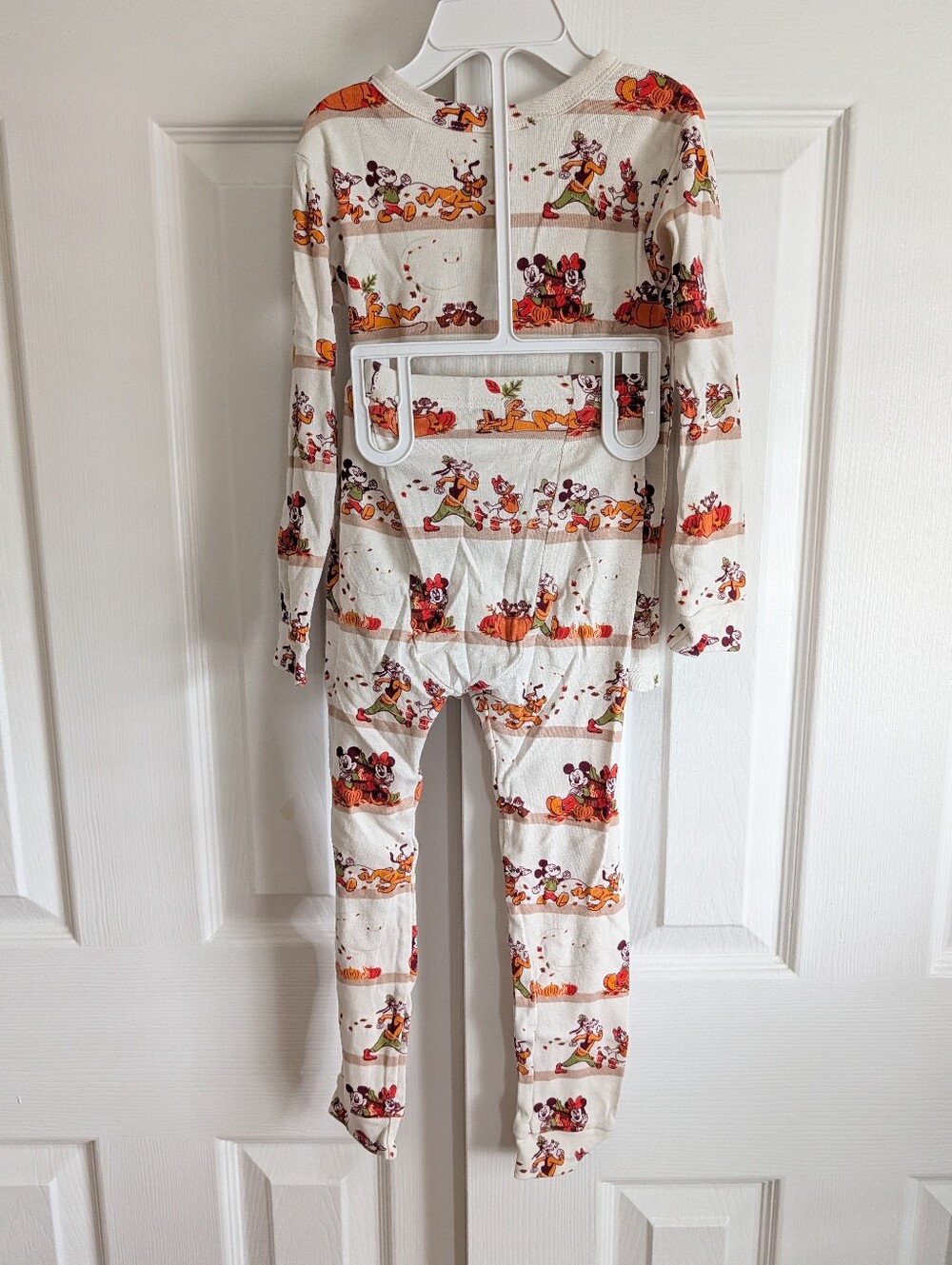 EUC 5Y Gap × Disney Baby & Toddler Organic Brushed Cotton Fall Thanksgiving PJs - Picture 5 of 5